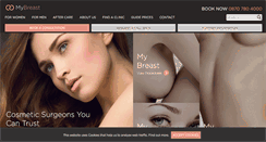 Desktop Screenshot of mybreast.org